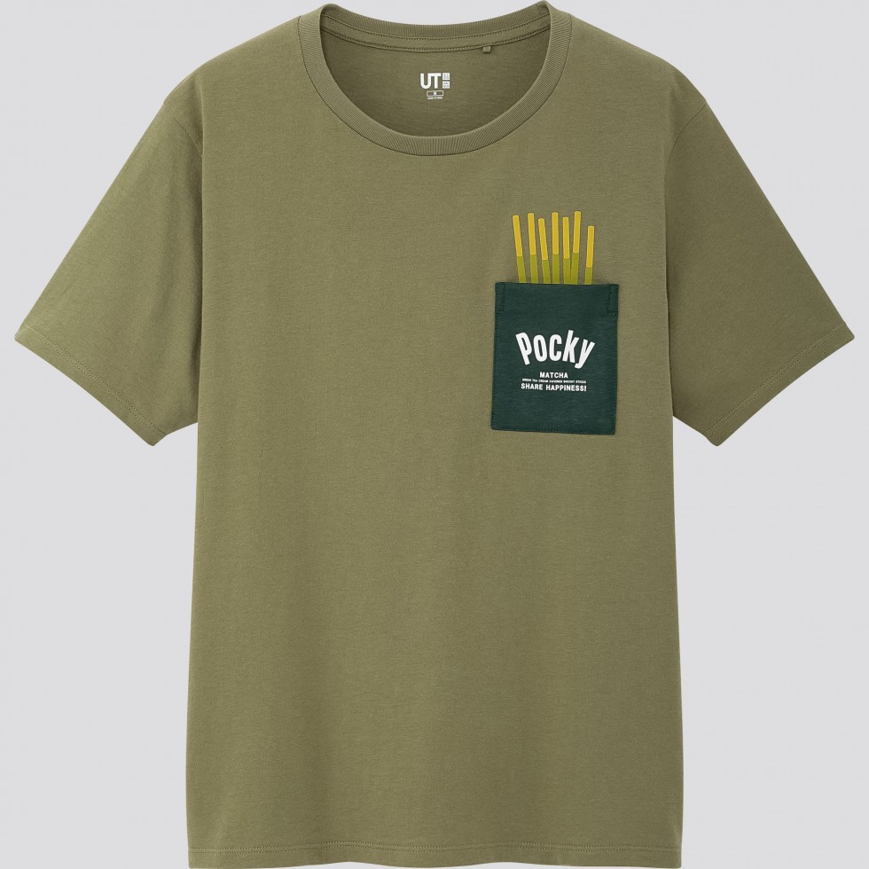 Pocky, Uniqlo, UT, shirt, Glico, Share happiness!