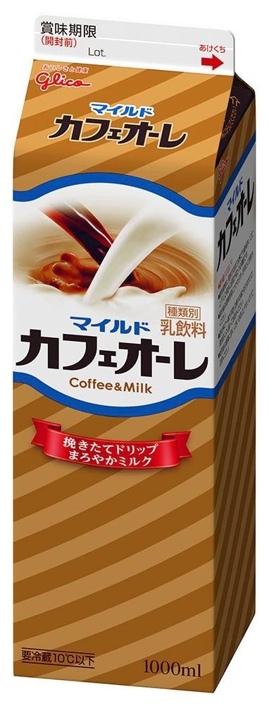 マイルドカフェオーレ 1000ml 公式 江崎グリコ Glico マイルドカフェオーレ 1000ml 公式 江崎グリコ Glico