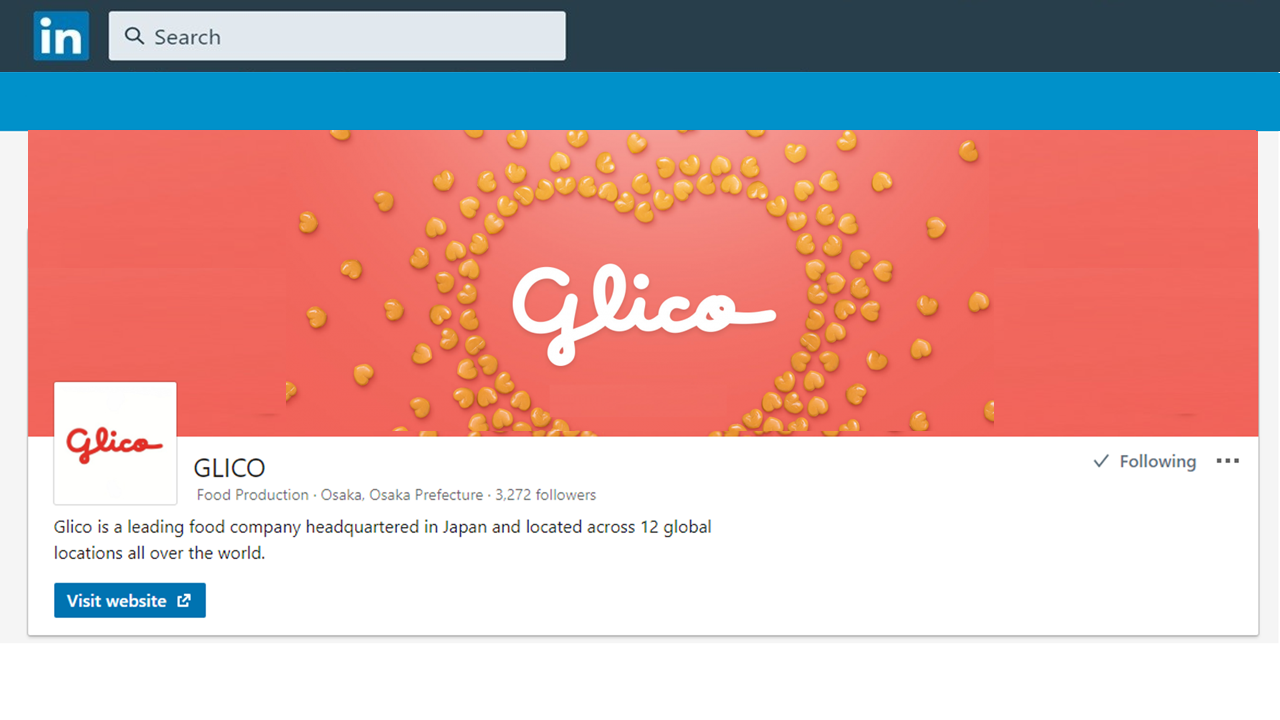 Glico LinkedIn