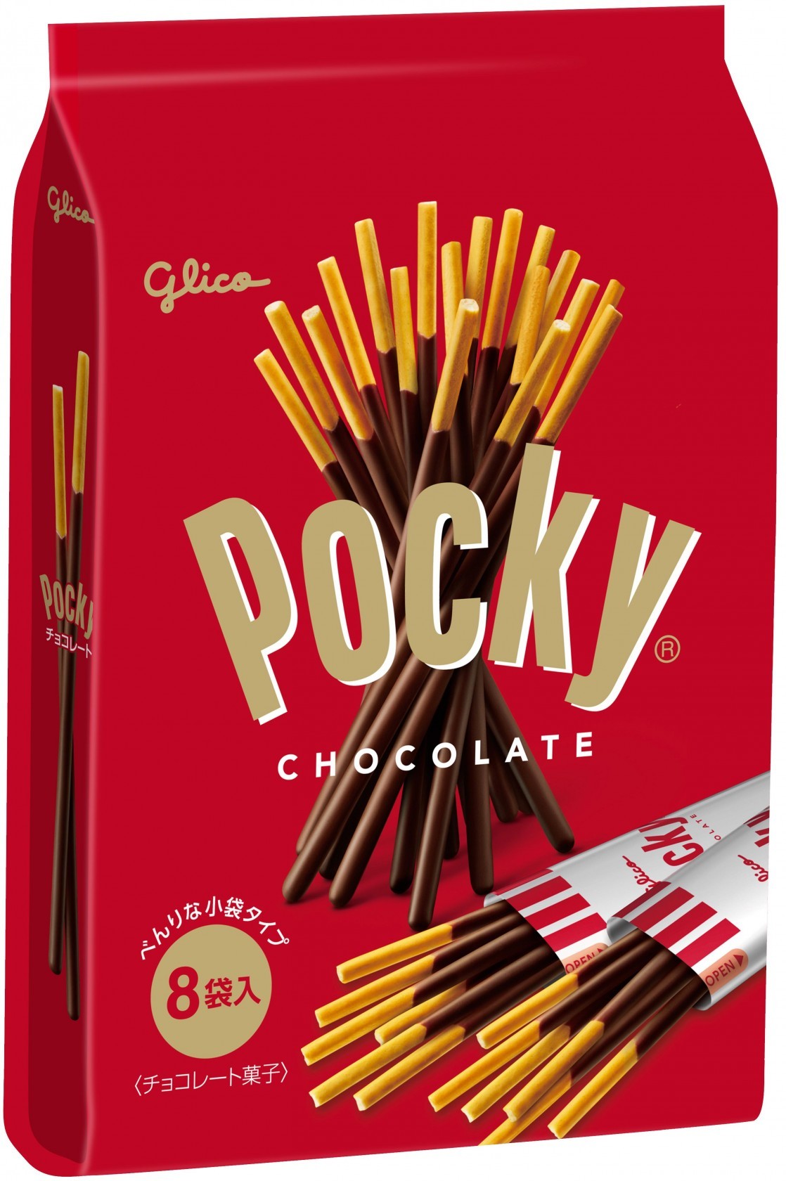 ポッキーチョコレート<8袋>　パッケージ画像