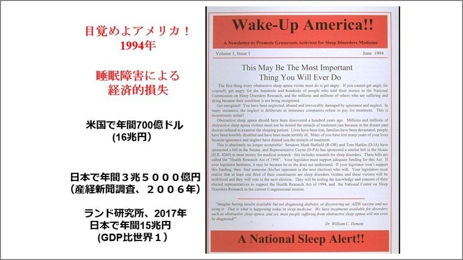 アメリカの睡眠障害2