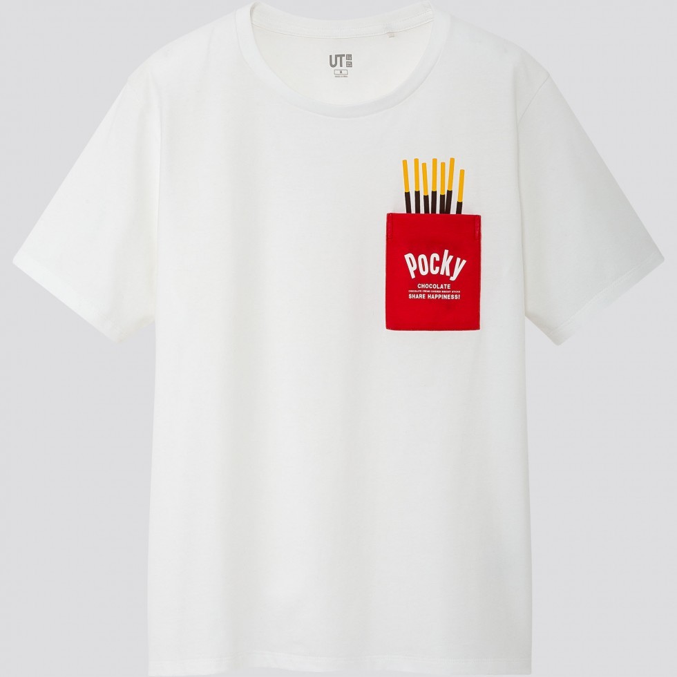 Pocky, Uniqlo, UT, shirt, Glico, Share happiness!