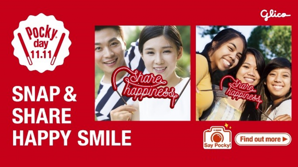 Pocky, Share happiness!, Say Pocky, Pocky day, 11.11, Global campaign, Glico, Smile