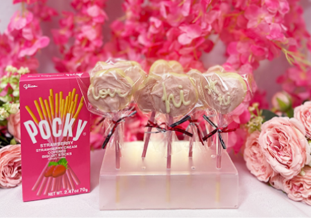 Pocky Cookie Lollipops