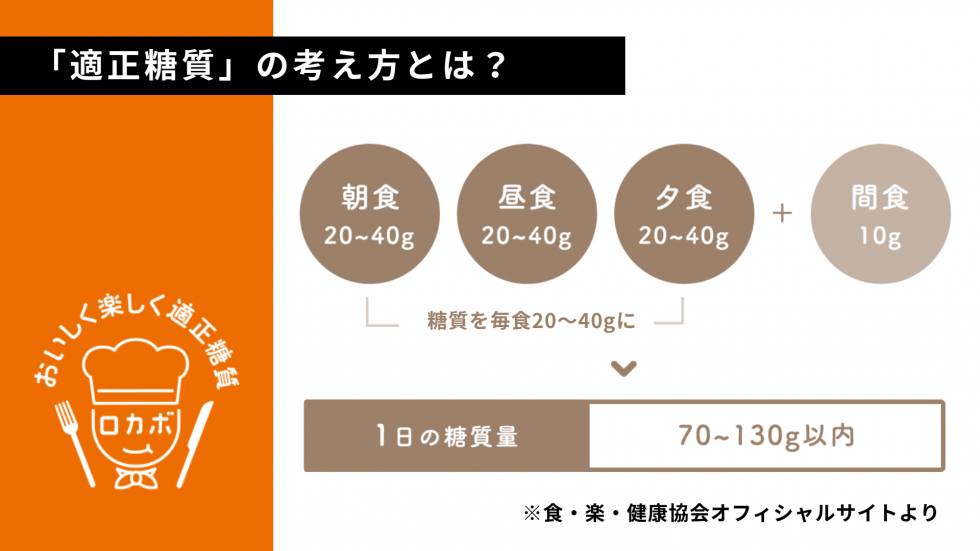 適正糖質の考え方の画像