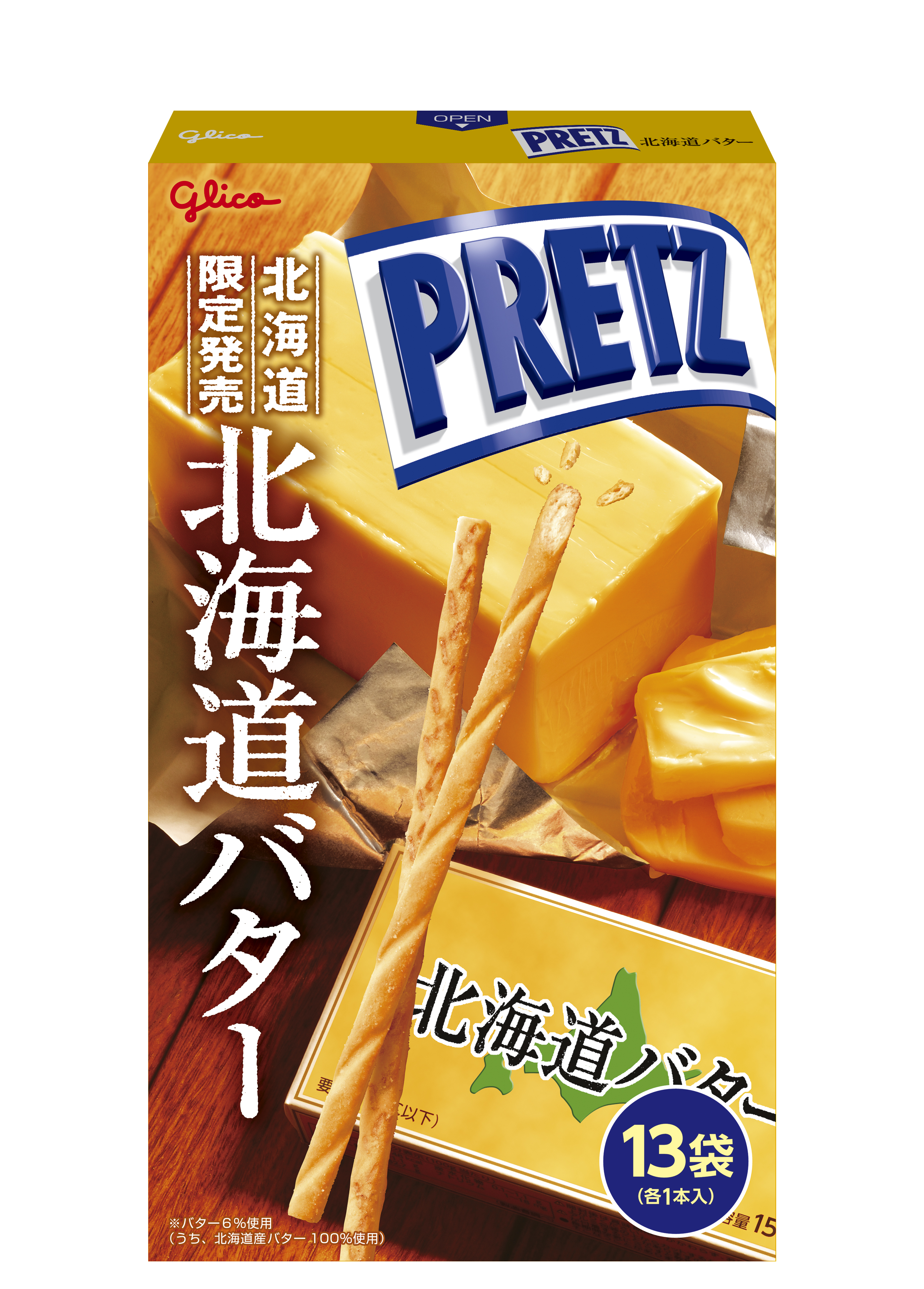 ジャイアントプリッツ＜北海道バター＞ 【公式】江崎グリコ(Glico)