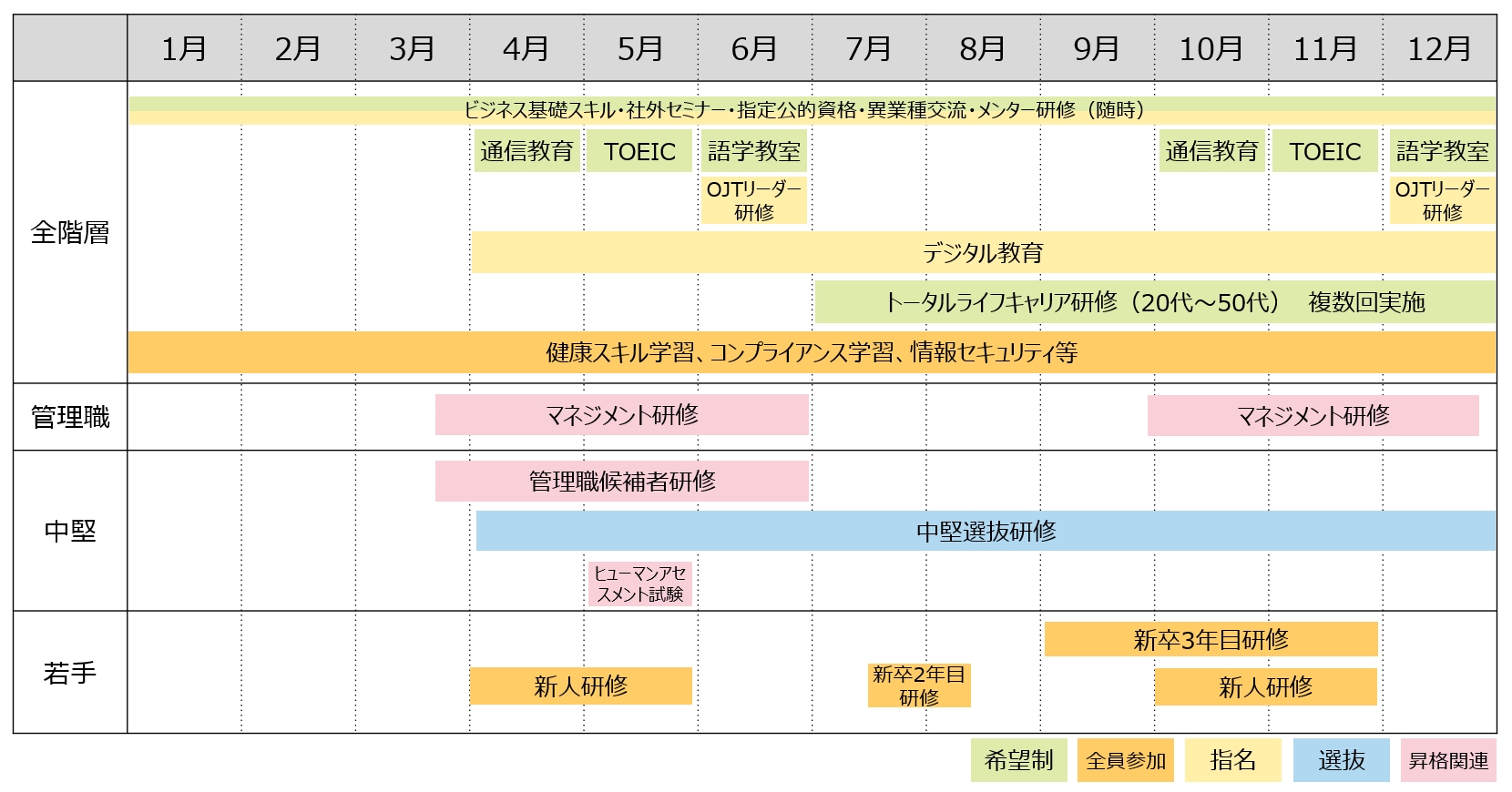 人財育成体系図