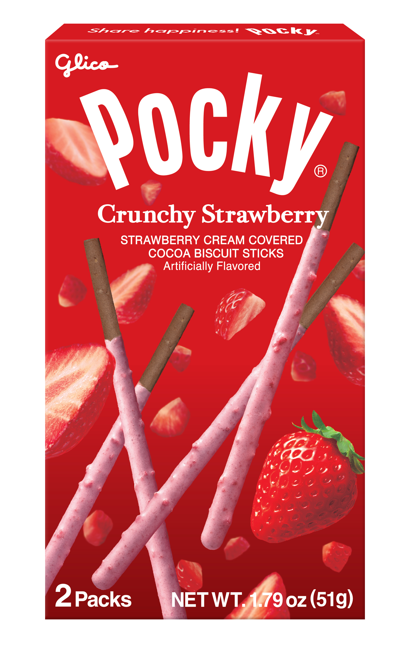 Pocky Crunchy Strawberry  Ezaki Glico USA Corporation