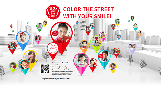 Pocky day 2020, Guinness World Records, Global No.1, Pocky, 1111, Nov11, Share happiness, smile, Say Pocky! Cheer Street View