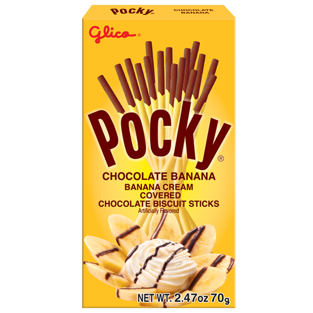 Pocky Chocolate Banana 2.47oz Ezaki Glico USA Corporation