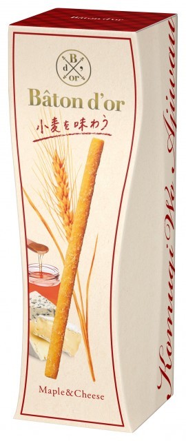 バトンドール　小麦を味わう＜メープル＆チーズ＞　パッケージ画像