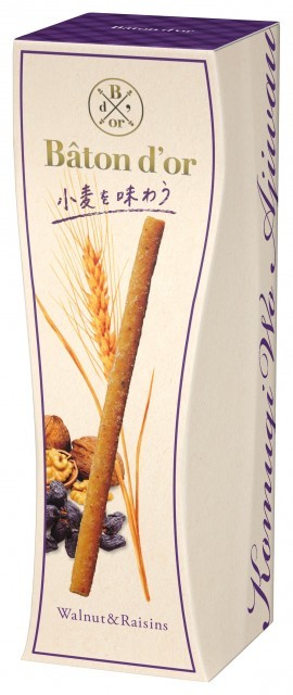 バトンドール　小麦を味わう＜ウォルナッツ＆レーズン＞　パッケージ画像