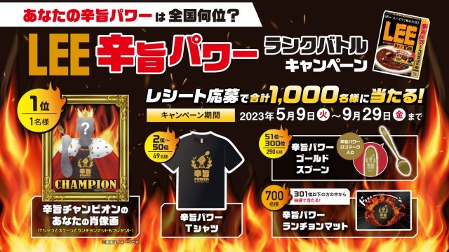 ビーフカレーLEE レシート応募