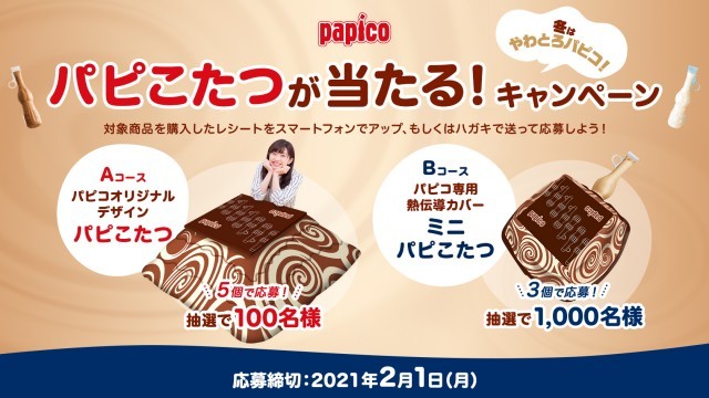 パピこたつが当たる