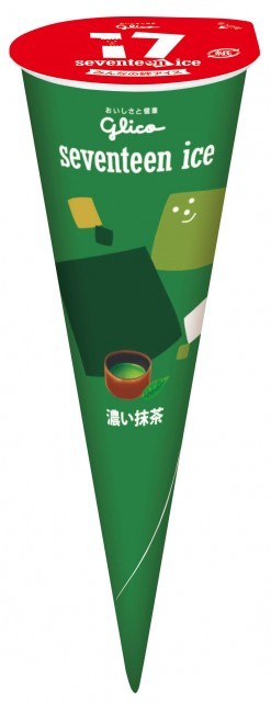セブンティーンアイス 濃い抹茶　パッケージ画像