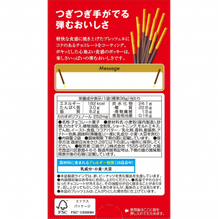 ポッキーチョコレート 展開図
