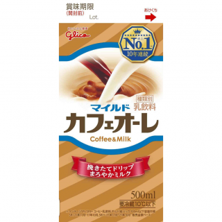 マイルドカフェオーレ 500ml外装画像