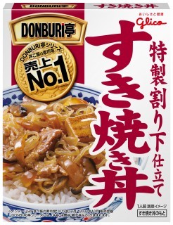 DONBURI亭すき焼き丼　パッケージ画像