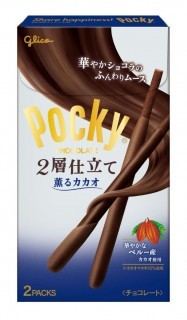 ポッキー2層仕立て＜薫るカカオ＞　パッケージ画像