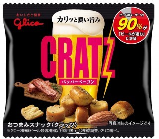 クラッツミニタイプ＜ペッパーベーコン＞　パッケージ画像