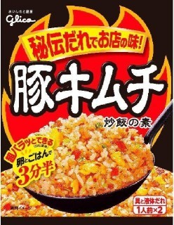 豚キムチ炒飯の素　パッケージ画像