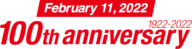 2022.2.11 Fri 100th anniversary 1922-2022