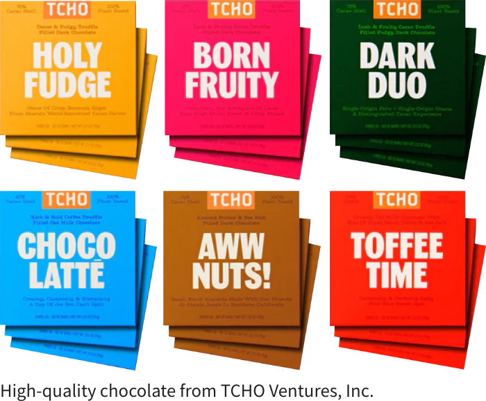 High-quality chocolate from TCHO Ventures, Inc.