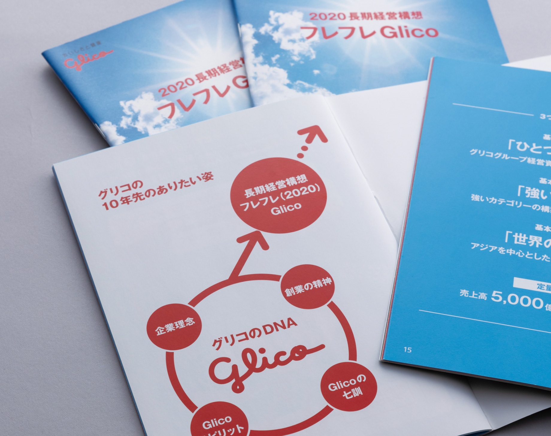 Glico’s first long-term strategy booklet was distributed to all group employees