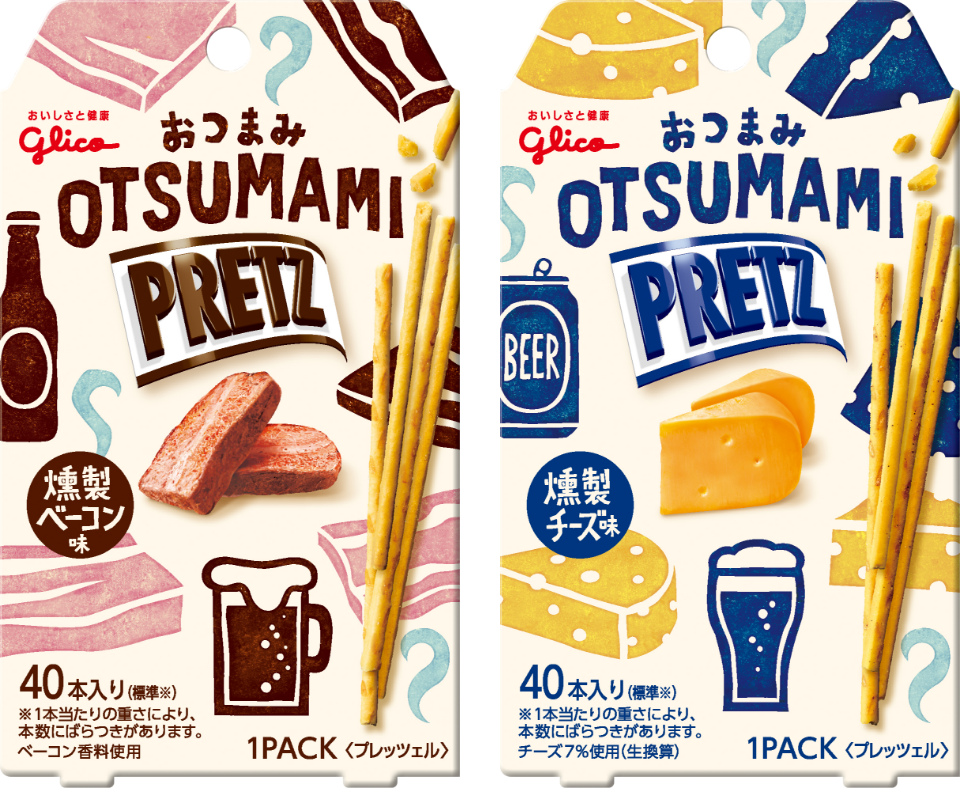 Otsumami Pretz (Smoked Bacon Flavor) (Smoked Cheese Flavor)